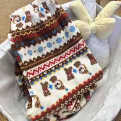 Christmas Pattern Plush Sweatshirt