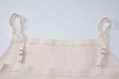Spaghetti Strap Square Neck Bandage Mini Dress