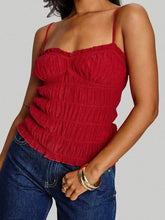 Solid Smocked Camisole Top