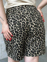 Leopard Knee Length Pants