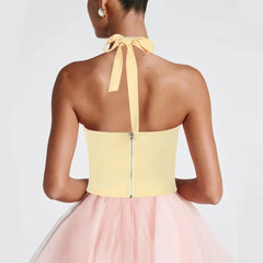 Bow Tie Corset Solid Top