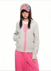 Large Zipper Hoodie