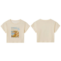 Italy Printed Graphic Baby Tee