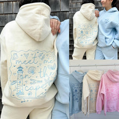 Coastal Embroidered Hoodies