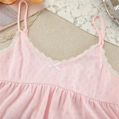 Pink Cami Top And Shorts Pj Set