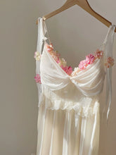 Floral Mesh Frill Lingerie Nightdress