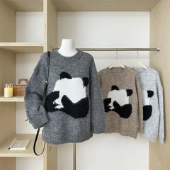 Panda Print Sweater