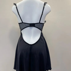 Ruffle Strap Satin Nightdress