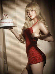 Rhinestone Cami Mini Dress