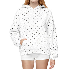 Polka Dot Printed Hoddie