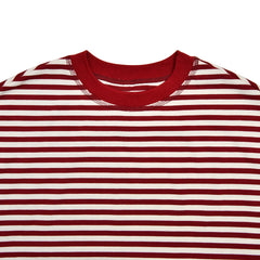 Contrast Striped O-Neck Long-Sleeve T-shirt