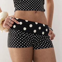 Polka Dot Micro Shorts