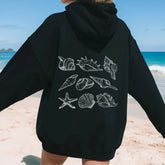 Seashell Printed Hoodie