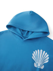 Surf Board Embroidered Hoodie - Loose Fit Pullover