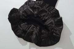 Black Off Shoulder Knitted Long Mermaid Fishtail Dress