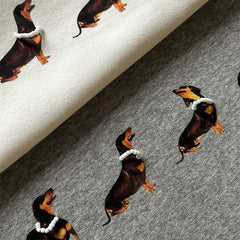 Cartoon Dog Short Sleeve Tee