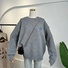 Embroidery Icons Cartoon Sweater