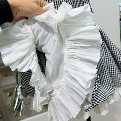Peter Pan Collar Polka Dot Bow Flared Mini Dress