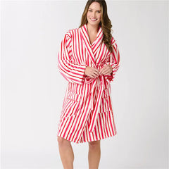 Christmas Plush Bathrobe with Pockets