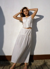 White Mesh Short Sleeve Tie Up Crop Top