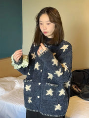 Star Knitted Cardigan