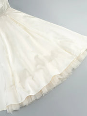 Satin Strap Tulle Dress