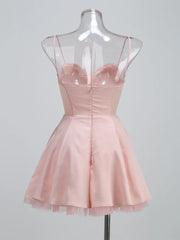 Satin Strap Tulle Dress