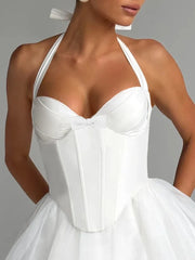 Bow Tie Corset Solid Top