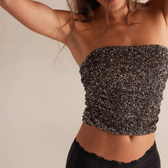 Sequin Tube Top