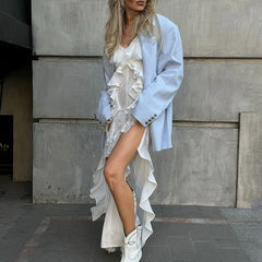 Ruffled Cami Maxi Dress