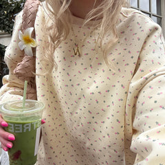 Floral Print Sweatshirt