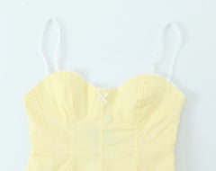 Stripe Sleeveless Pleated Top