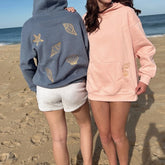 Seashell Embroidery Hoodie