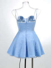 Satin Strap Tulle Dress