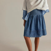 Denim Midi Skirt