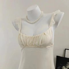 Ruffles Bow Hem Nightgown