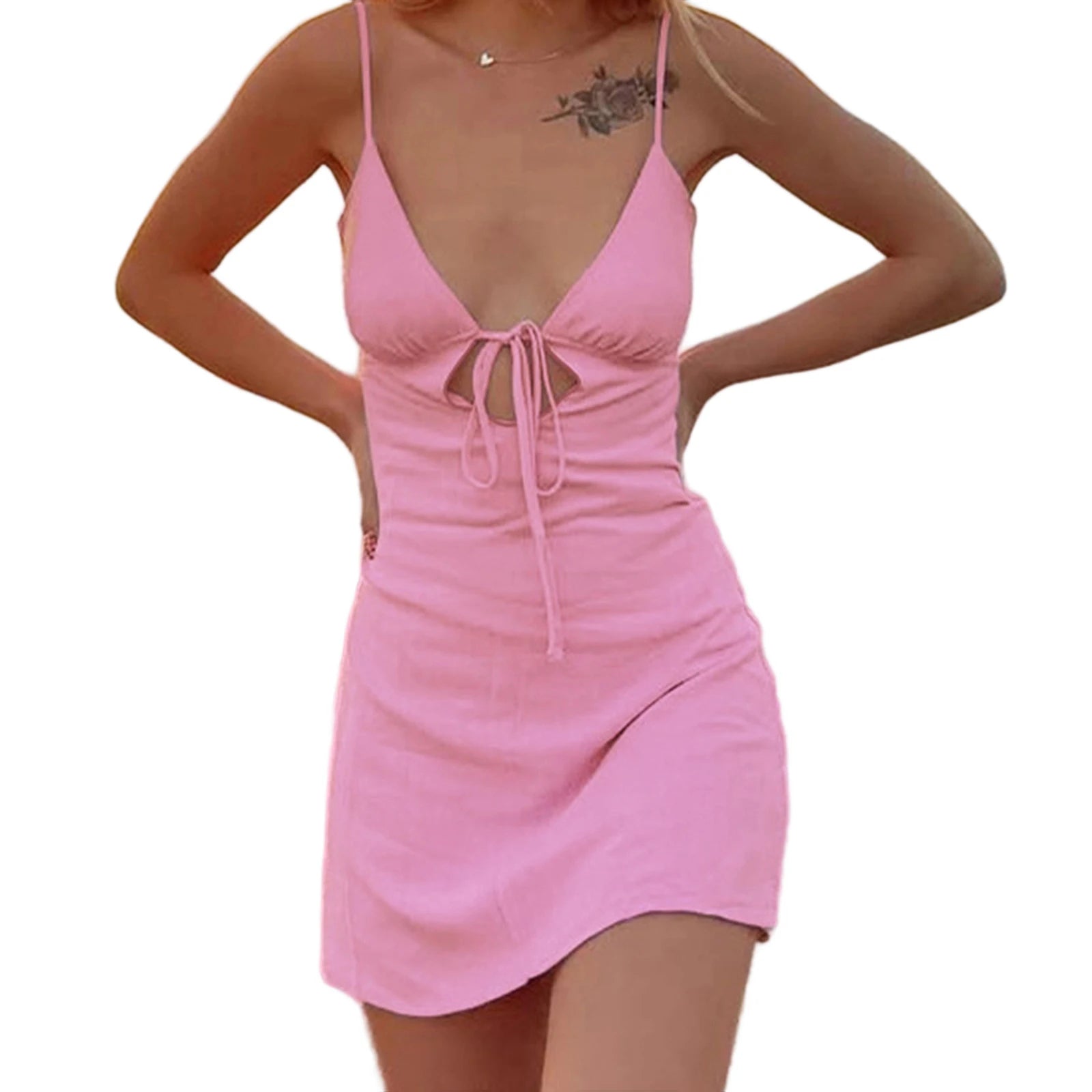 Pink dress worn by a person