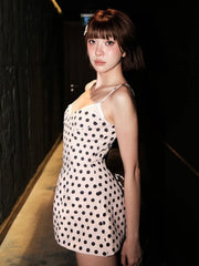 Polka Dot Cami A-line Mini Dress