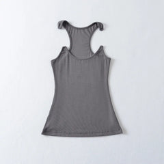 Ribbed Transparent Strap Tank Top