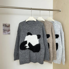 Panda Print Sweater