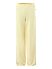 Ribbed Tube Top And High Waist Pants Set