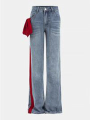 Red Velvet Bowknot Jeans