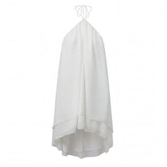 Halter Tie Flowy A-line Mini Dress