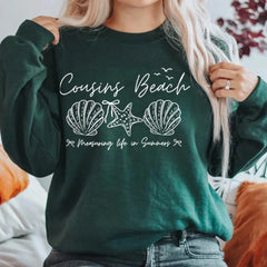 Beach The Summer I Turned Pretty Crewneck Sweatshirt