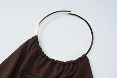 Halter Backless Mini Dress