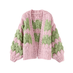 Stripe Pattern Cardigan