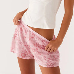 Sequin Bead Embellished Shorts