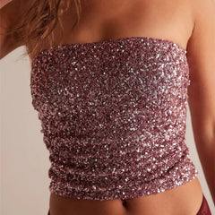 Sequin Tube Top
