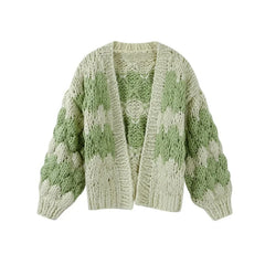 Stripe Pattern Cardigan