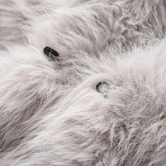 Sleeveless Lapel Fuzzy Vest